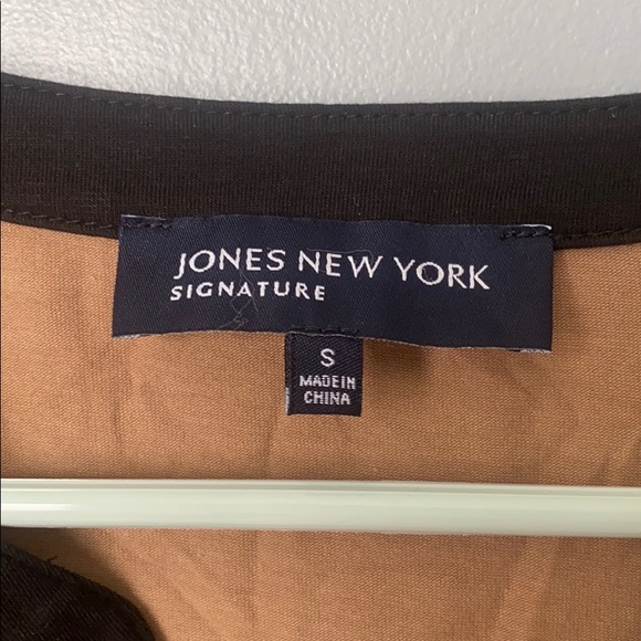 JONES NEW YORK size S SHIRT LONG SLEEVE - Picture 3 of 4